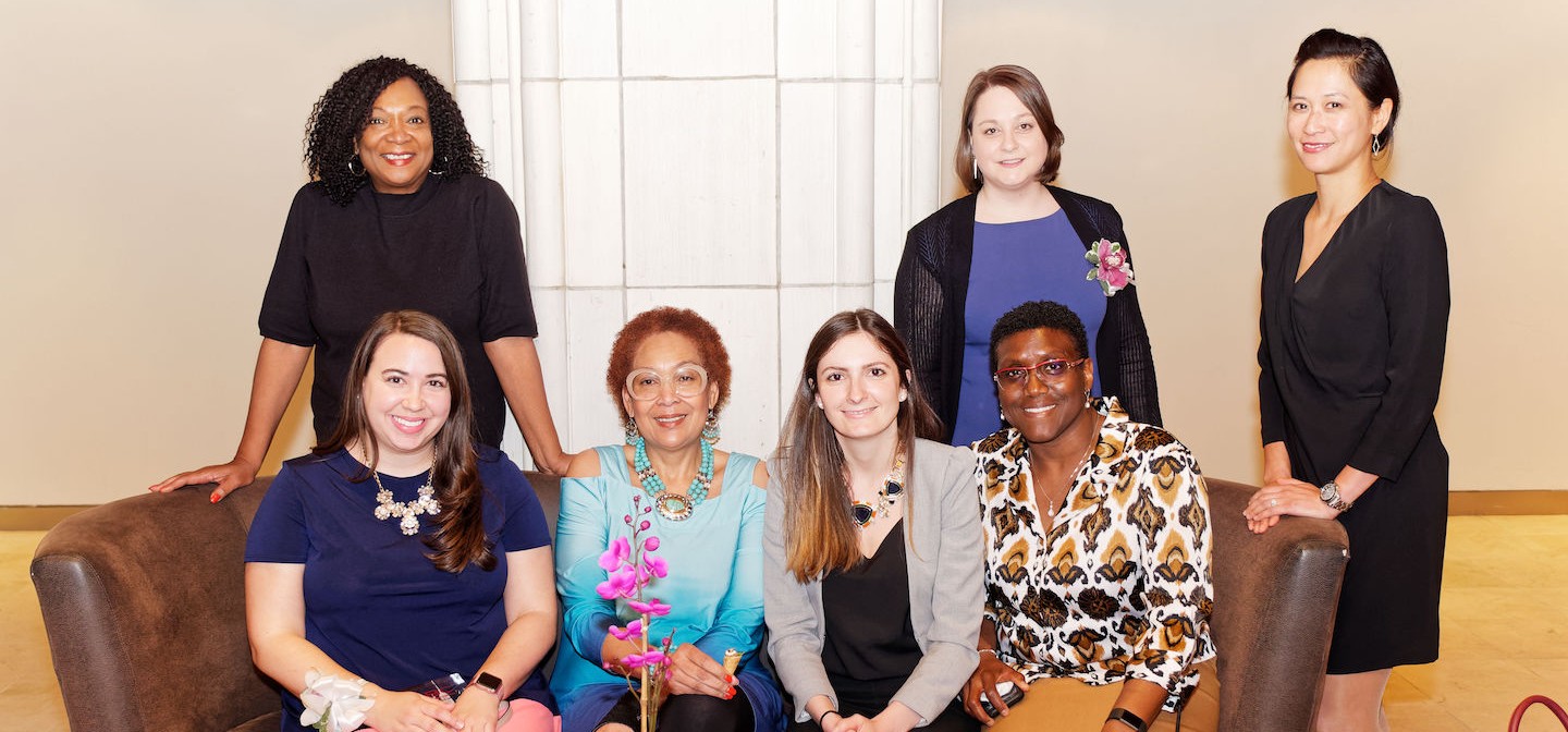 A group of Facilities and Operations women honored with Next Generation of Women Builders awards