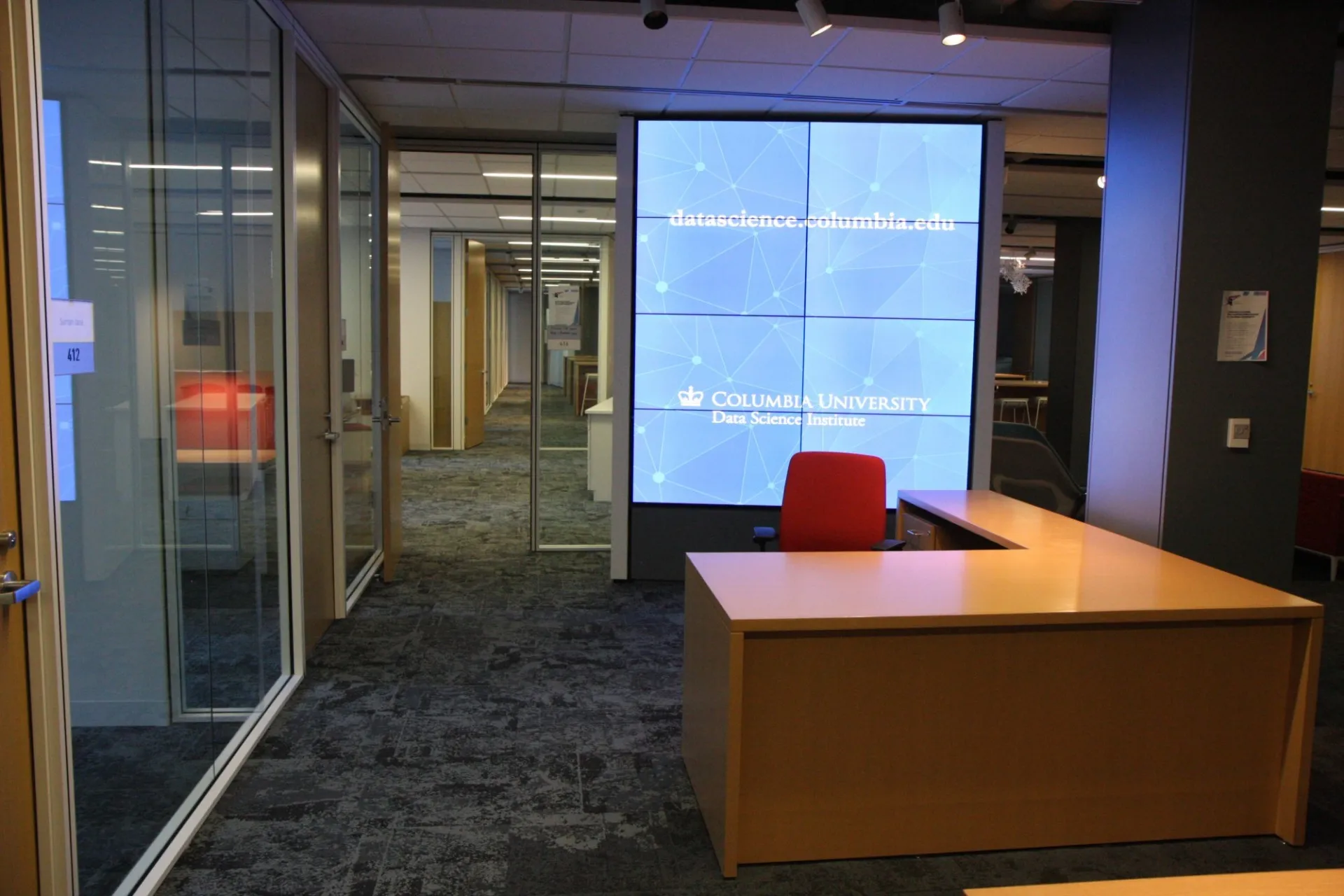 The new Fu Foundation School of Engineering and Applied Science space for Data Science, on the fourth and fifth floors of Mudd Hall, has earned LEED® Gold certification.