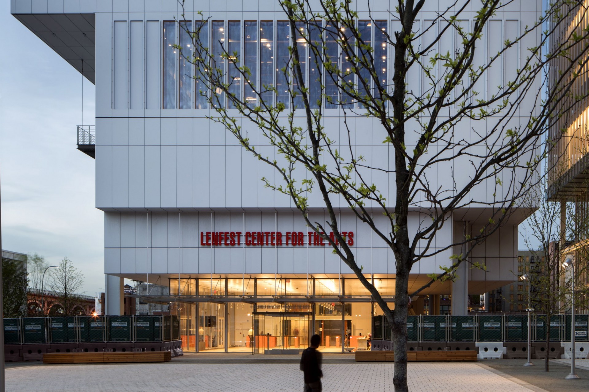 The Lenfest Center for the Arts at Columbia's Manhattanville campus, which was awarded a prestigious 2018 AIA-NY Merit Award. (Photo: (c) Nic Lehoux)