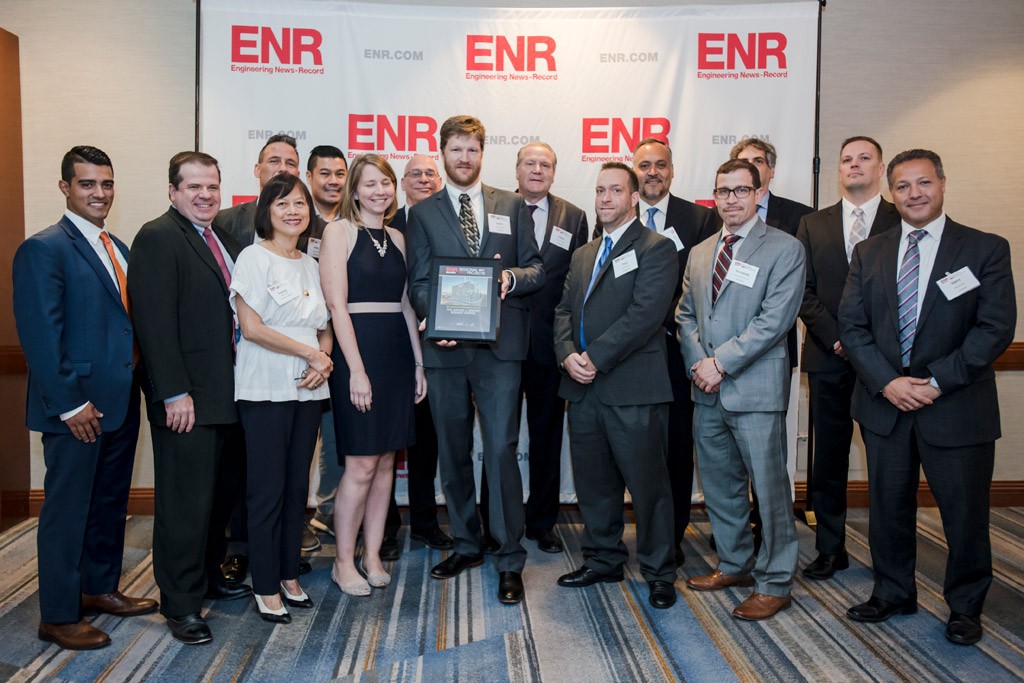 The Manhattanville Development team with the ENR Best Project award in the higher education/research category for the Jerome L. Greene Science Center. The Manhattanville Development team with the ENR Best Project award in the higher education/research category for the Jerome L. Greene Science Center.